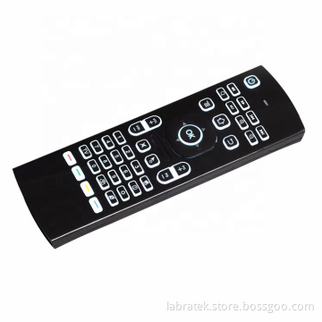 wireless MX3 Voice android tv box universal remote control with backlit